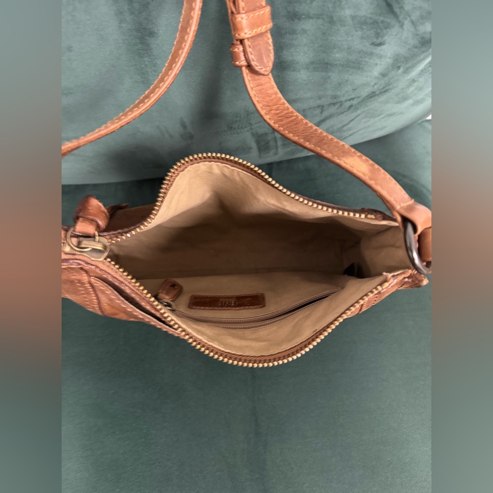 Leather crossbody